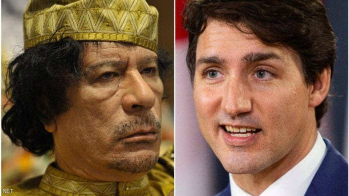 فضيحة ورشى وتهديد.. هل يطيح نجل القذافي برئيس وزراء كندا؟
